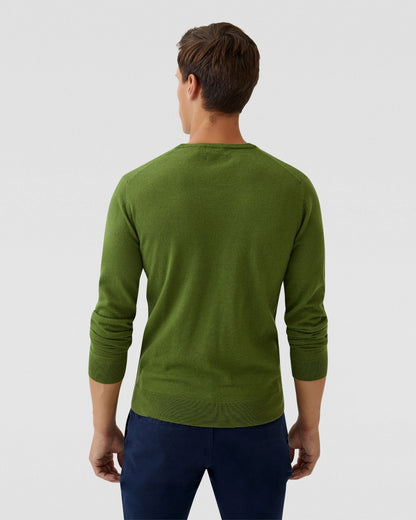 V-Neck Pure Merino Wool Knit