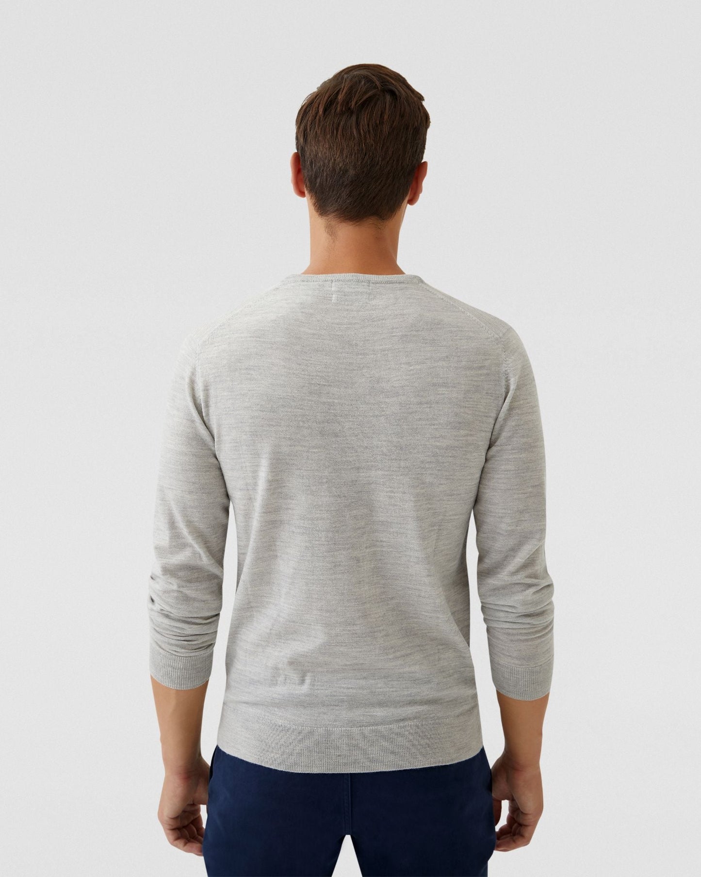 V-Neck Pure Merino Wool Knit