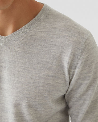 V-Neck Pure Merino Wool Knit