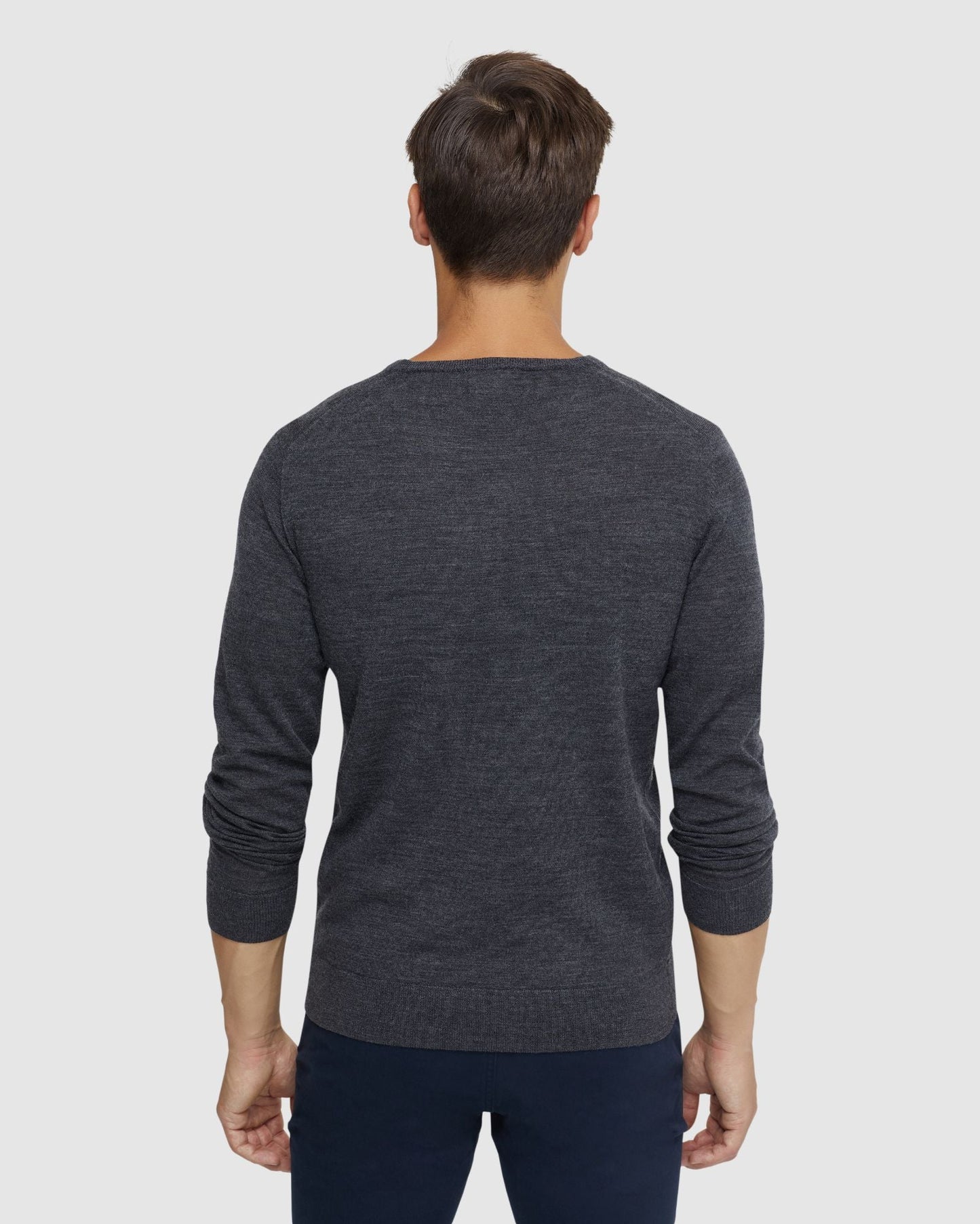 V-Neck Pure Merino Wool Knit
