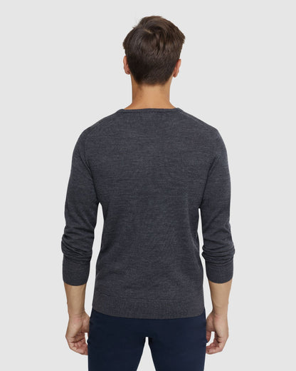 V-Neck Pure Merino Wool Knit