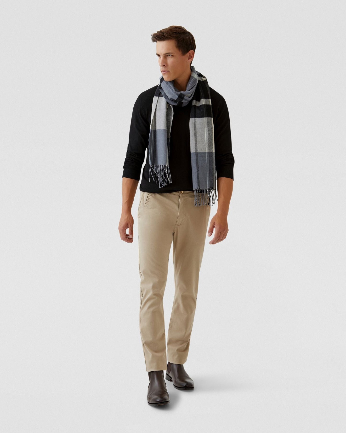V-Neck Pure Merino Wool Knit