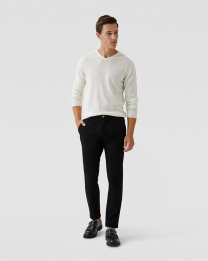 V-Neck Pure Merino Wool Knit