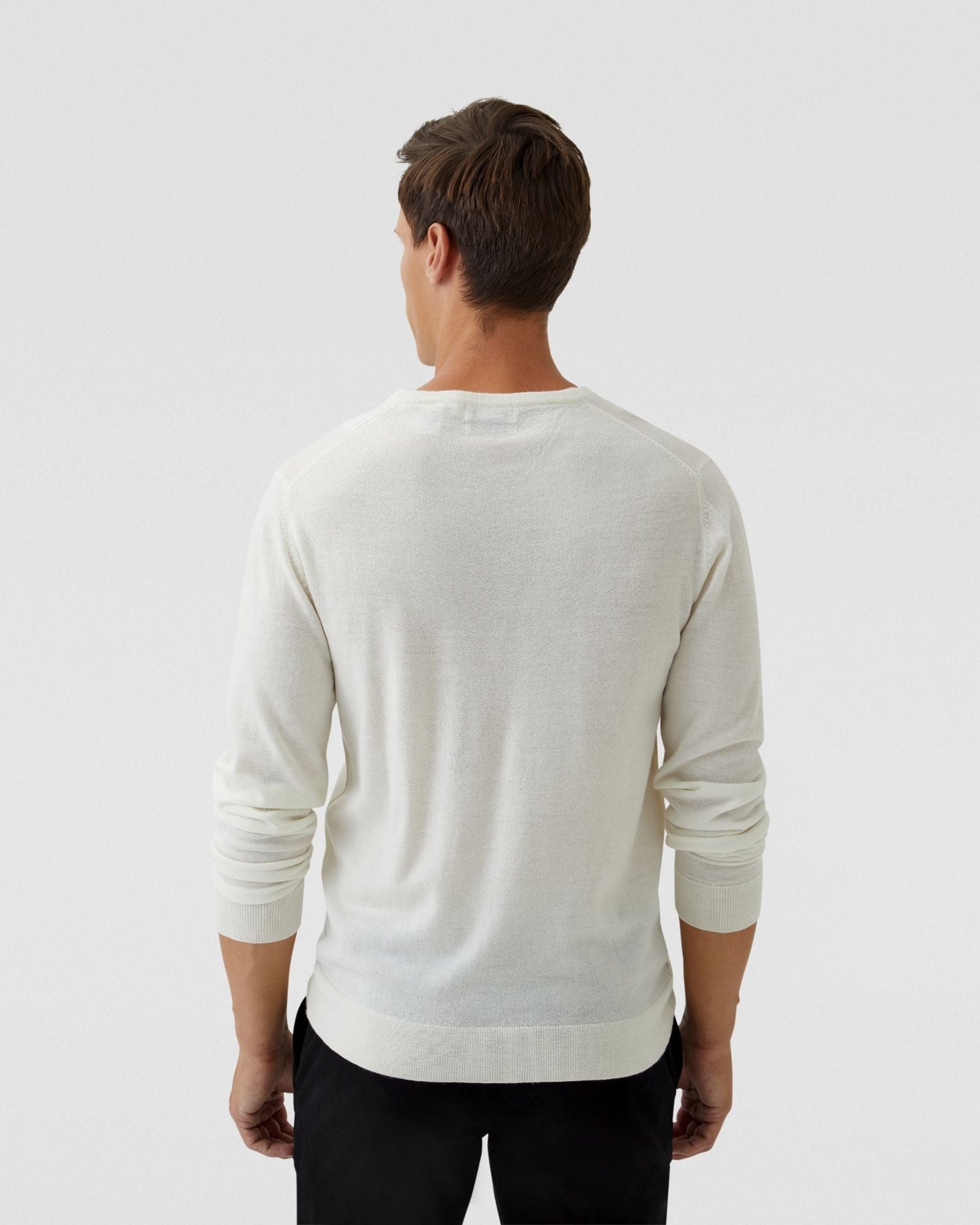 V-Neck Pure Merino Wool Knit