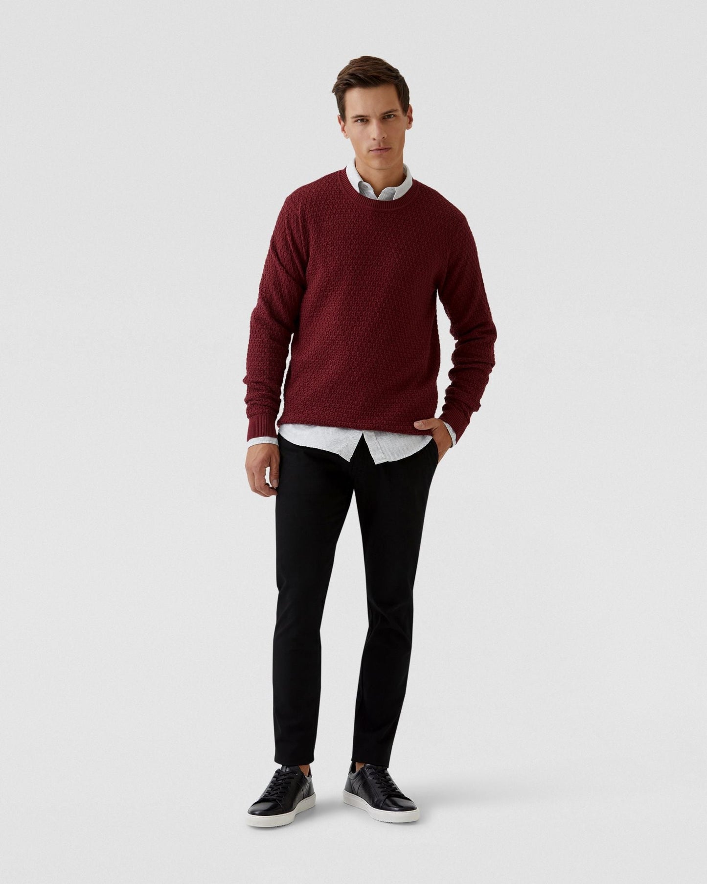 Toby Textured Cotton Knit