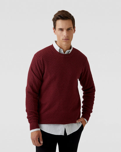 Toby Textured Cotton Knit