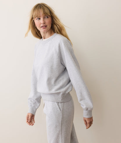 Women's Cloud 9 Fleece Sweatshirt in Light Heather Grey