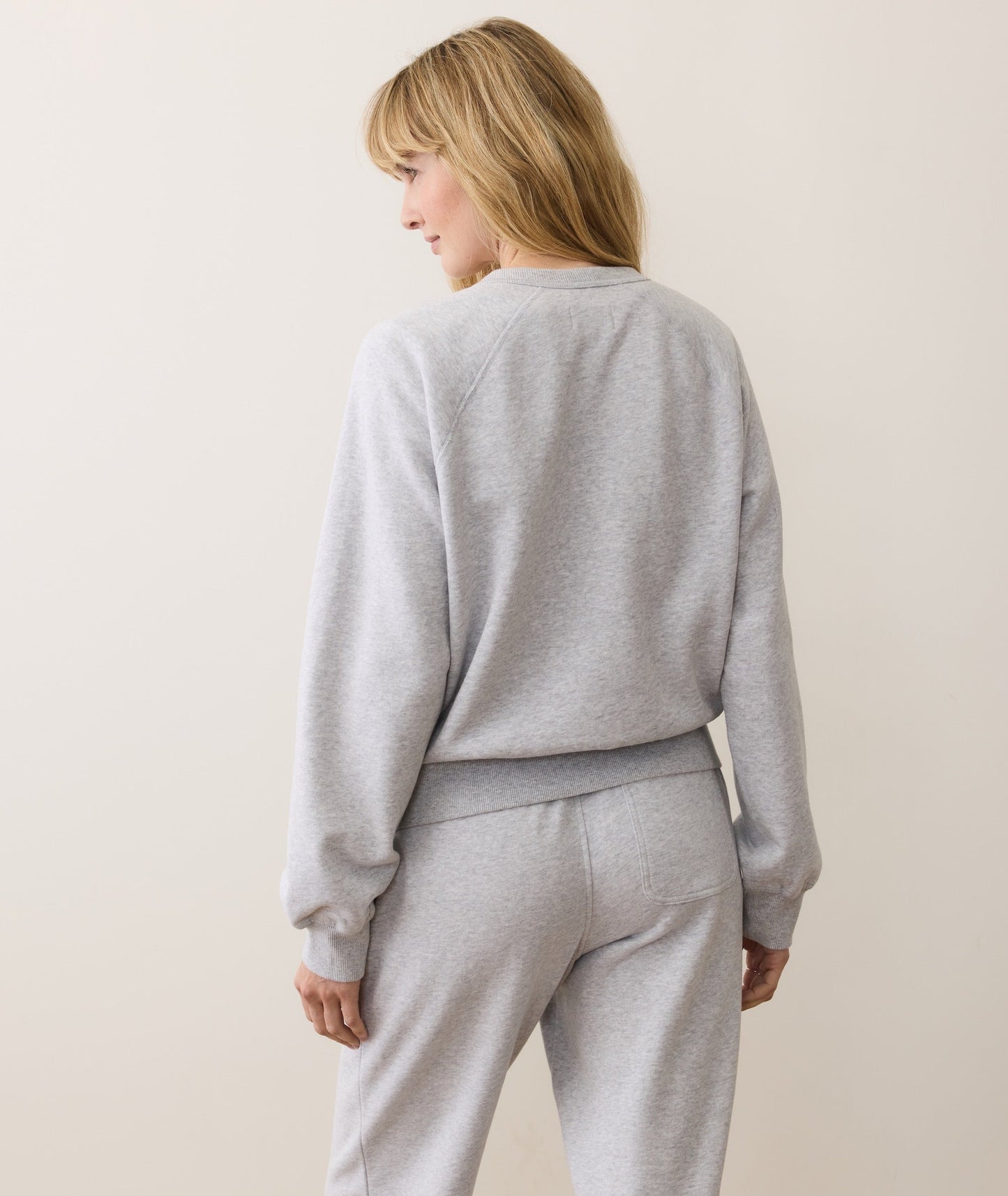 Women's Cloud 9 Fleece Sweatshirt in Light Heather Grey