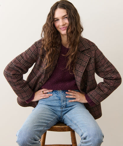 Valentina Wool Peacoat