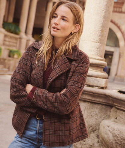 Valentina Wool Peacoat