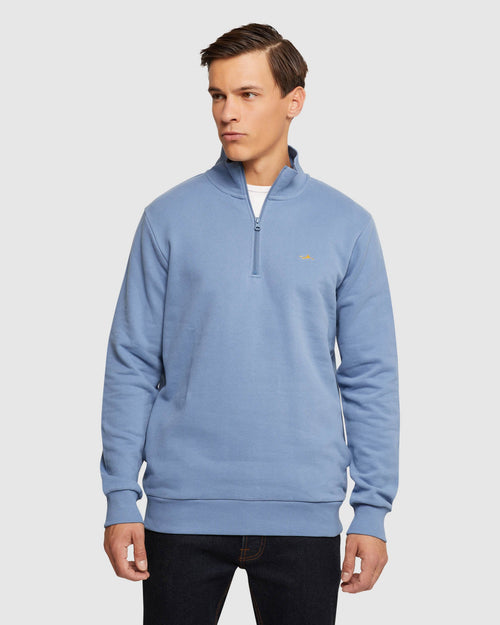 Wyatt Zip Neck Sweater Shirt