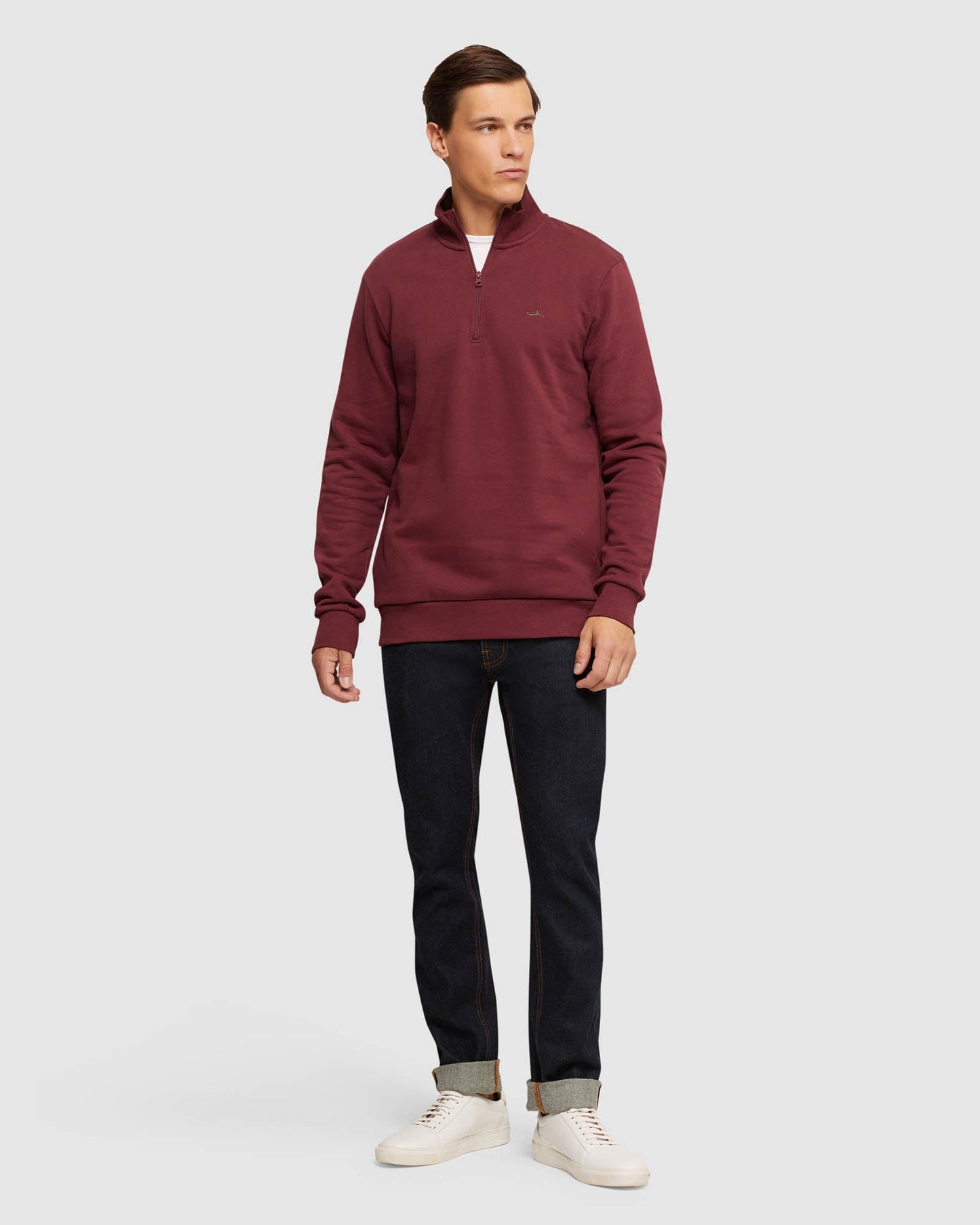 Wyatt Zip Neck Sweater Shirt