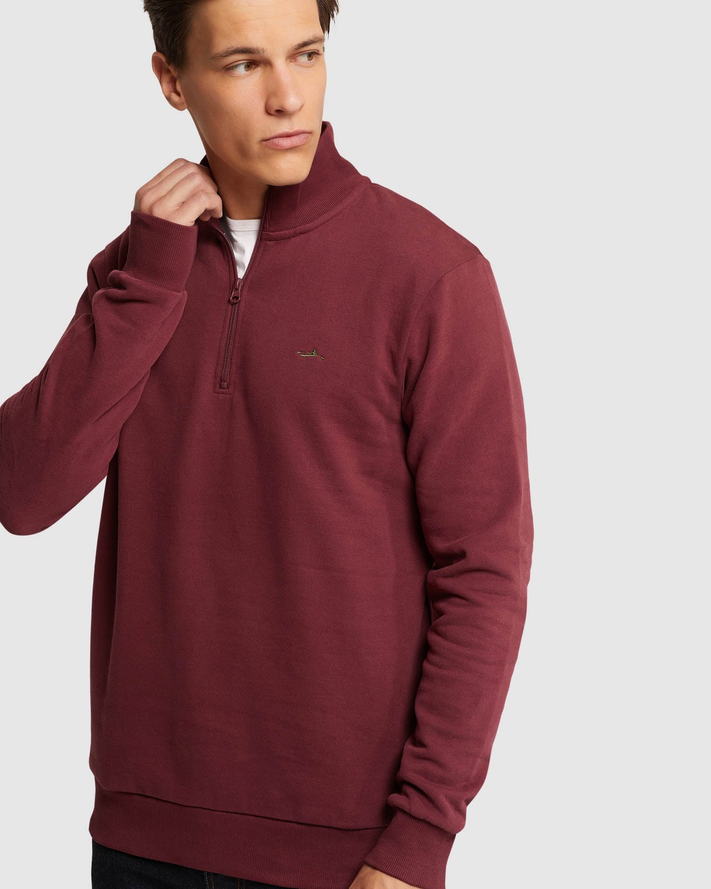 Wyatt Zip Neck Sweater Shirt