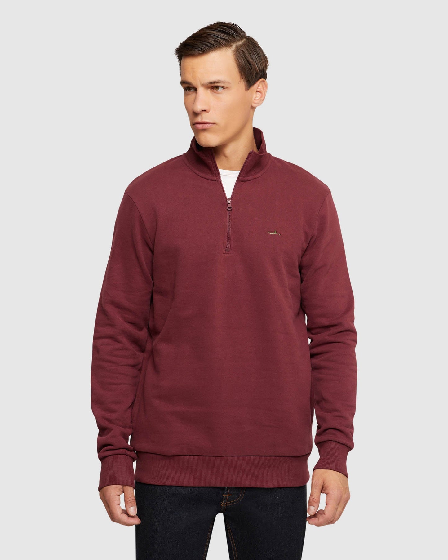 Wyatt Zip Neck Sweater Shirt