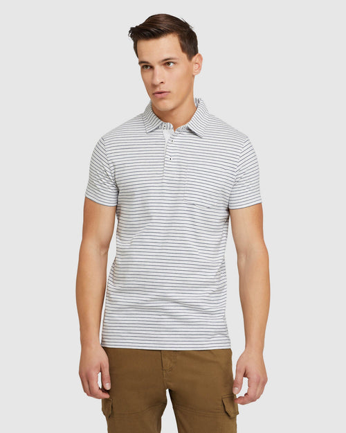 Wyatt Stripe Polo