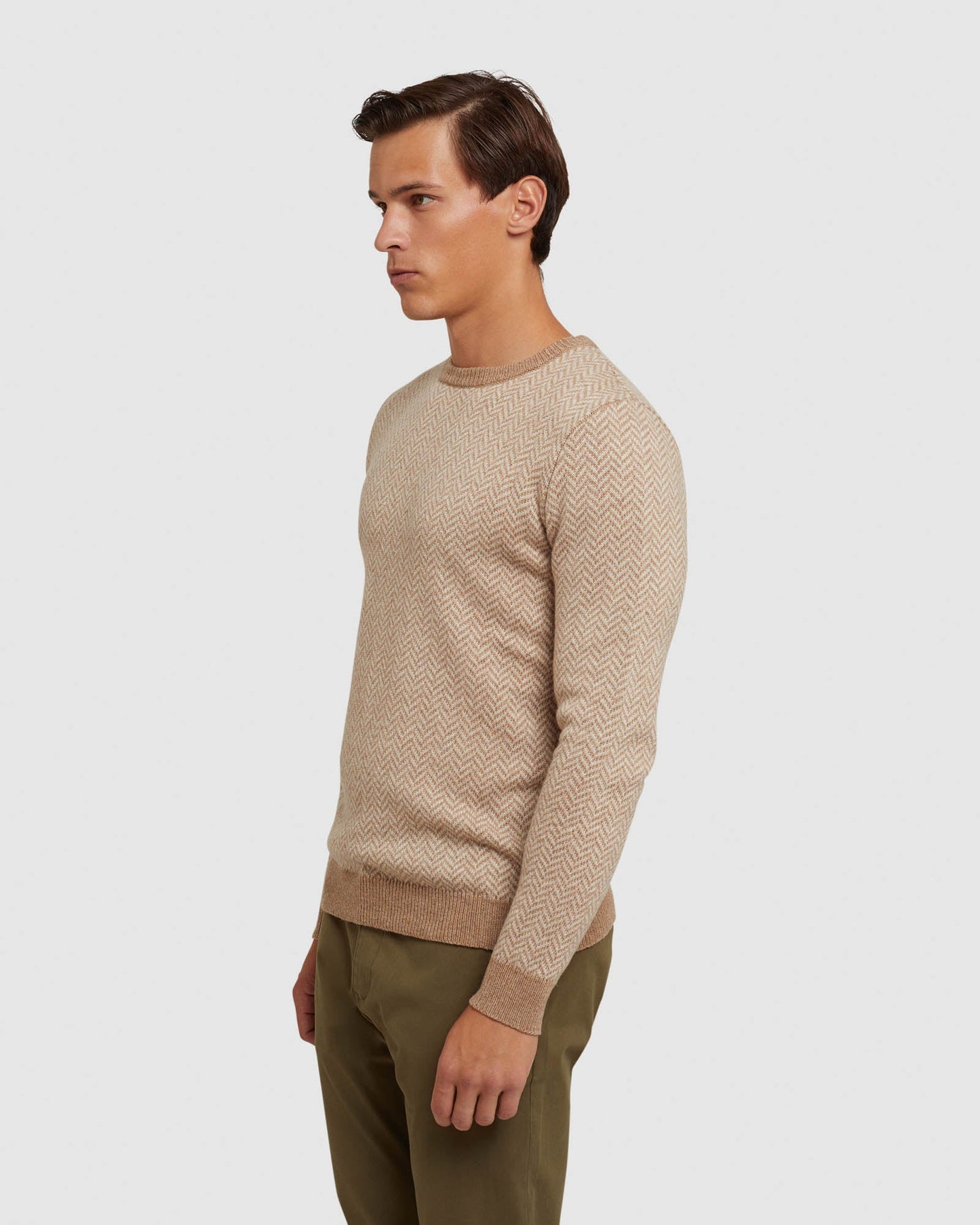 Tully Wool Blend Herringbone Knit