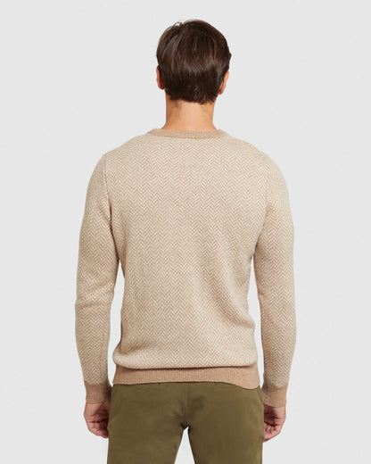 Tully Wool Blend Herringbone Knit