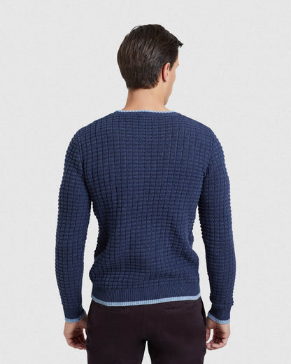 Tommy Waffle Crew Neck Knit