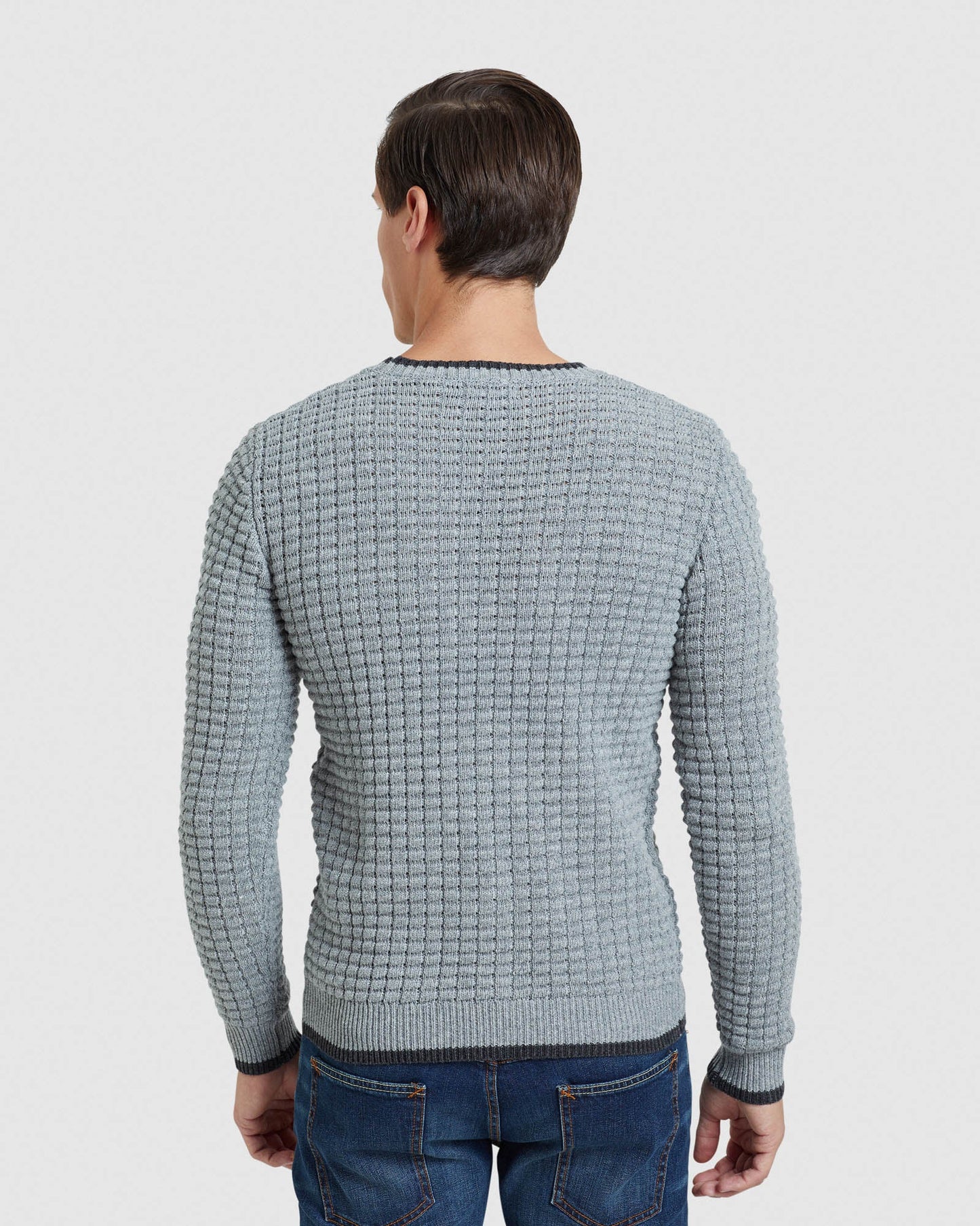 Tommy Waffle Crew Neck Knit