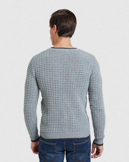 Tommy Waffle Crew Neck Knit