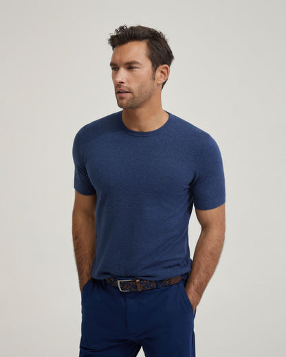 Theodore Crew Neck Knitted T-Shirt