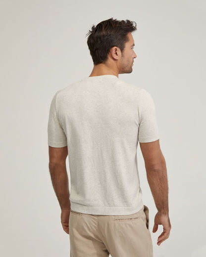 Theodore Crew Neck Knitted T-Shirt