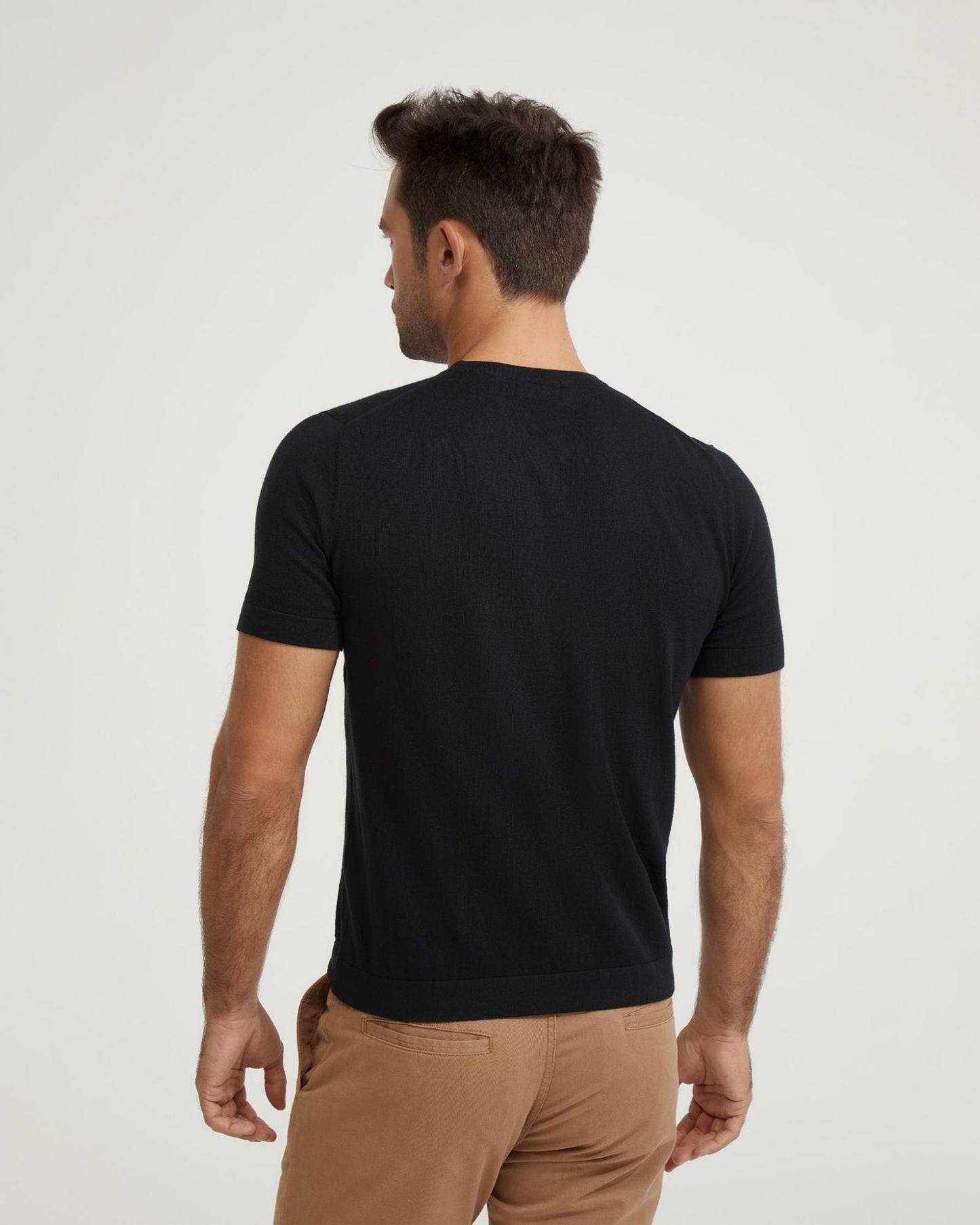 Theodore Crew Neck Knitted T-Shirt
