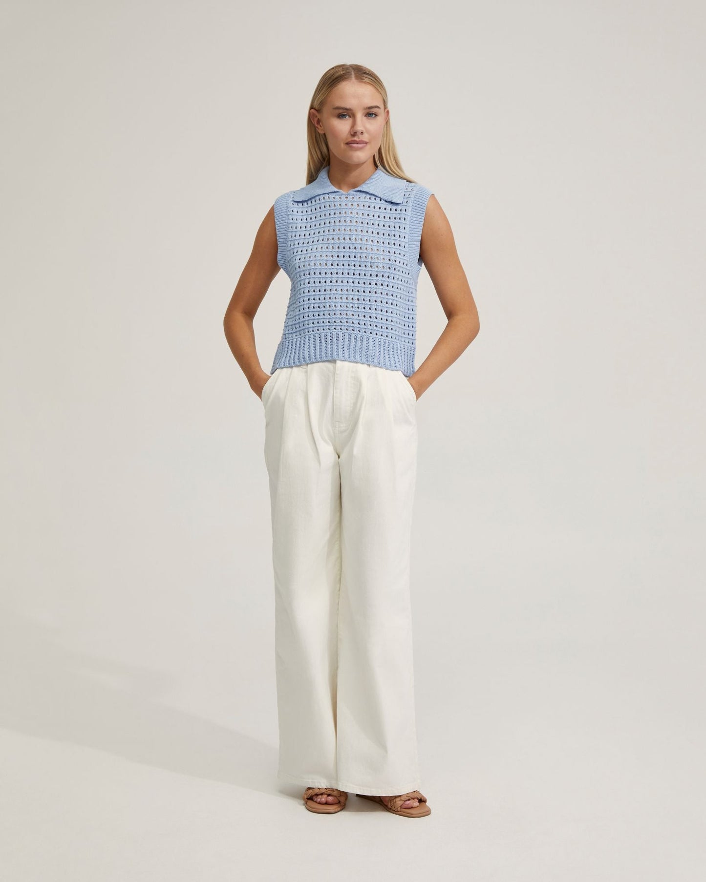Tory Cotton Knitted Vest