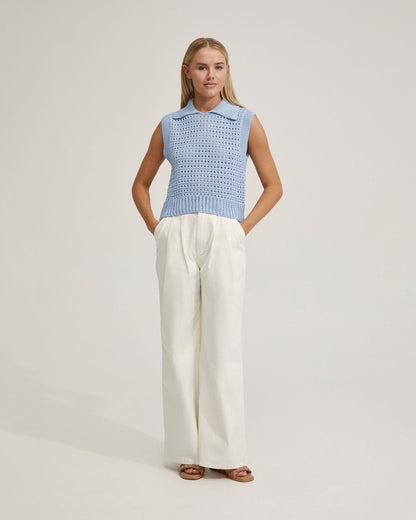 Tory Cotton Knitted Vest