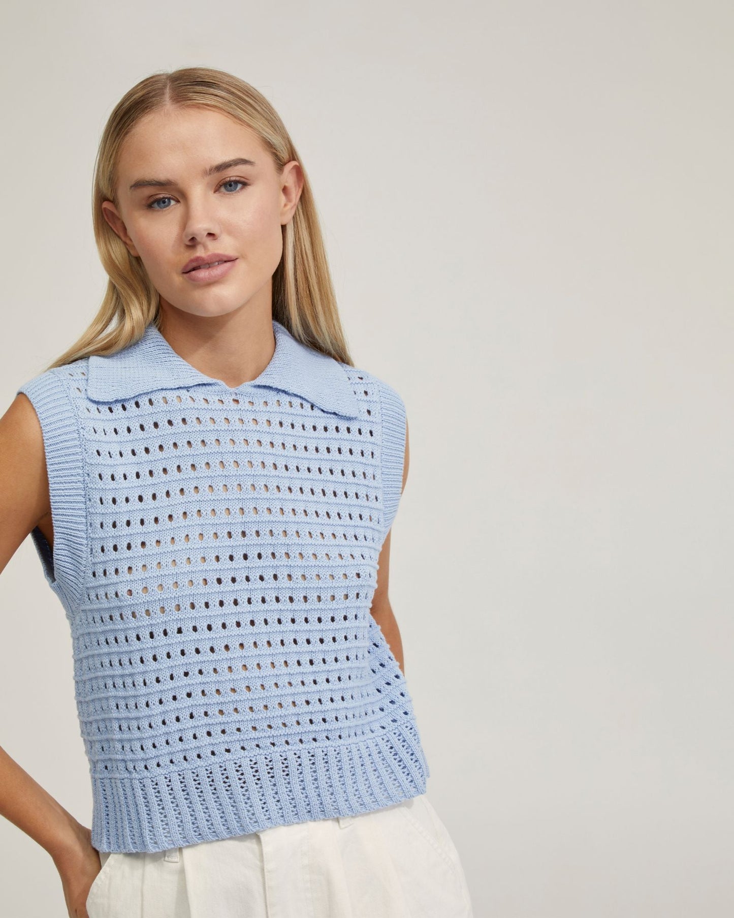 Tory Cotton Knitted Vest