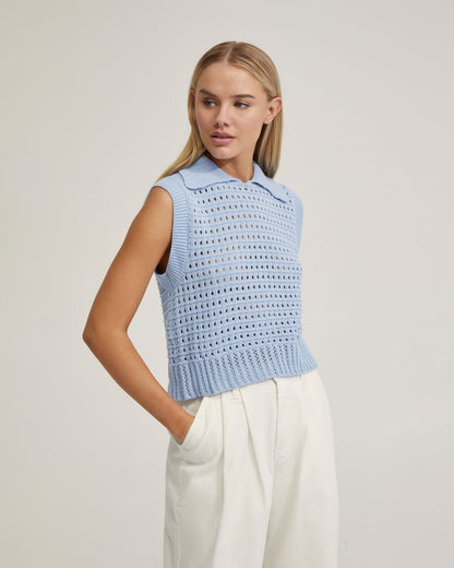 Tory Cotton Knitted Vest