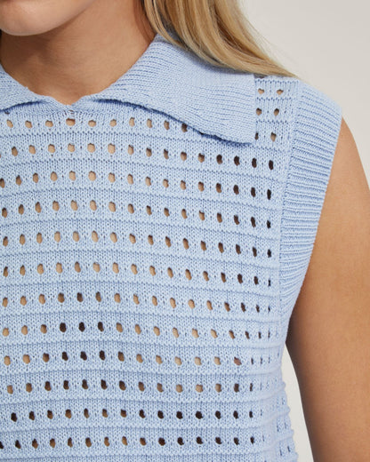 Tory Cotton Knitted Vest