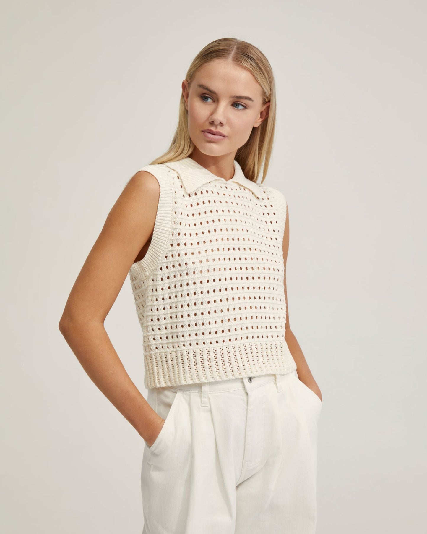 Tory Cotton Knitted Vest