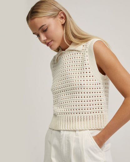 Tory Cotton Knitted Vest
