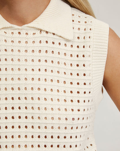 Tory Cotton Knitted Vest