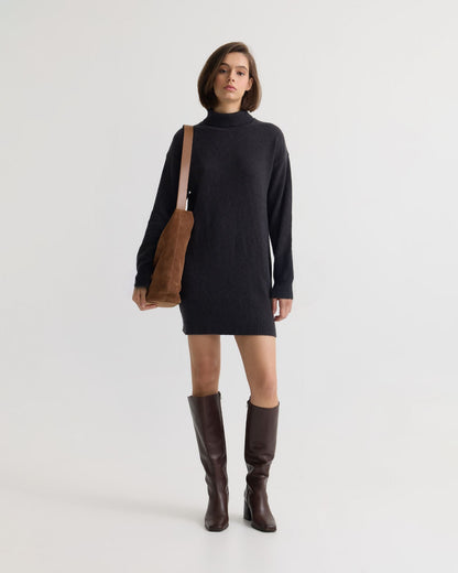Tilda Knitted Wool Mini Dress