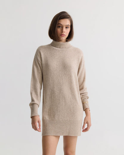 Tilda Knitted Wool Mini Dress