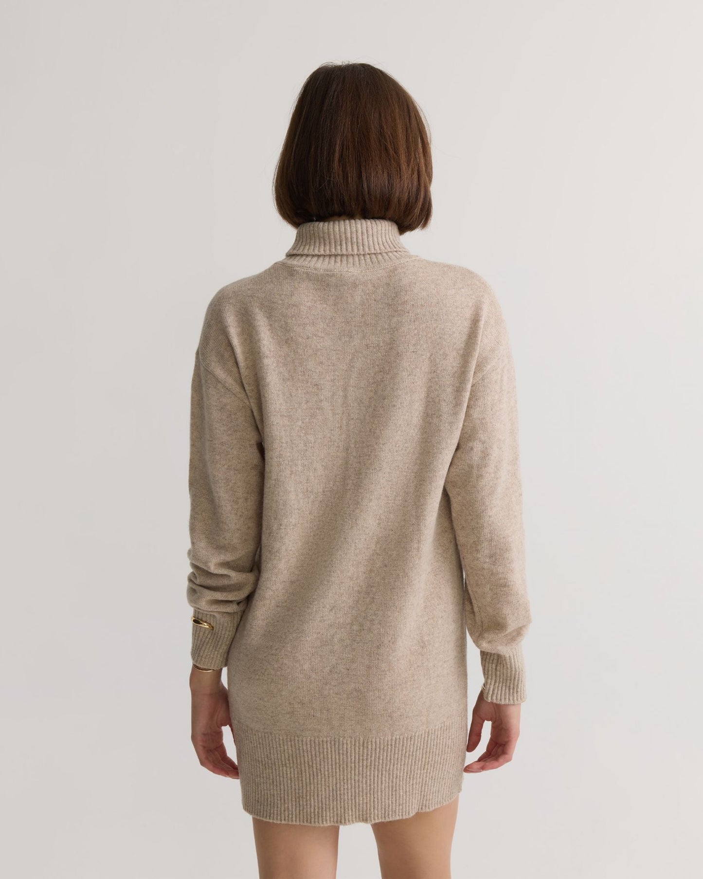 Tilda Knitted Wool Mini Dress