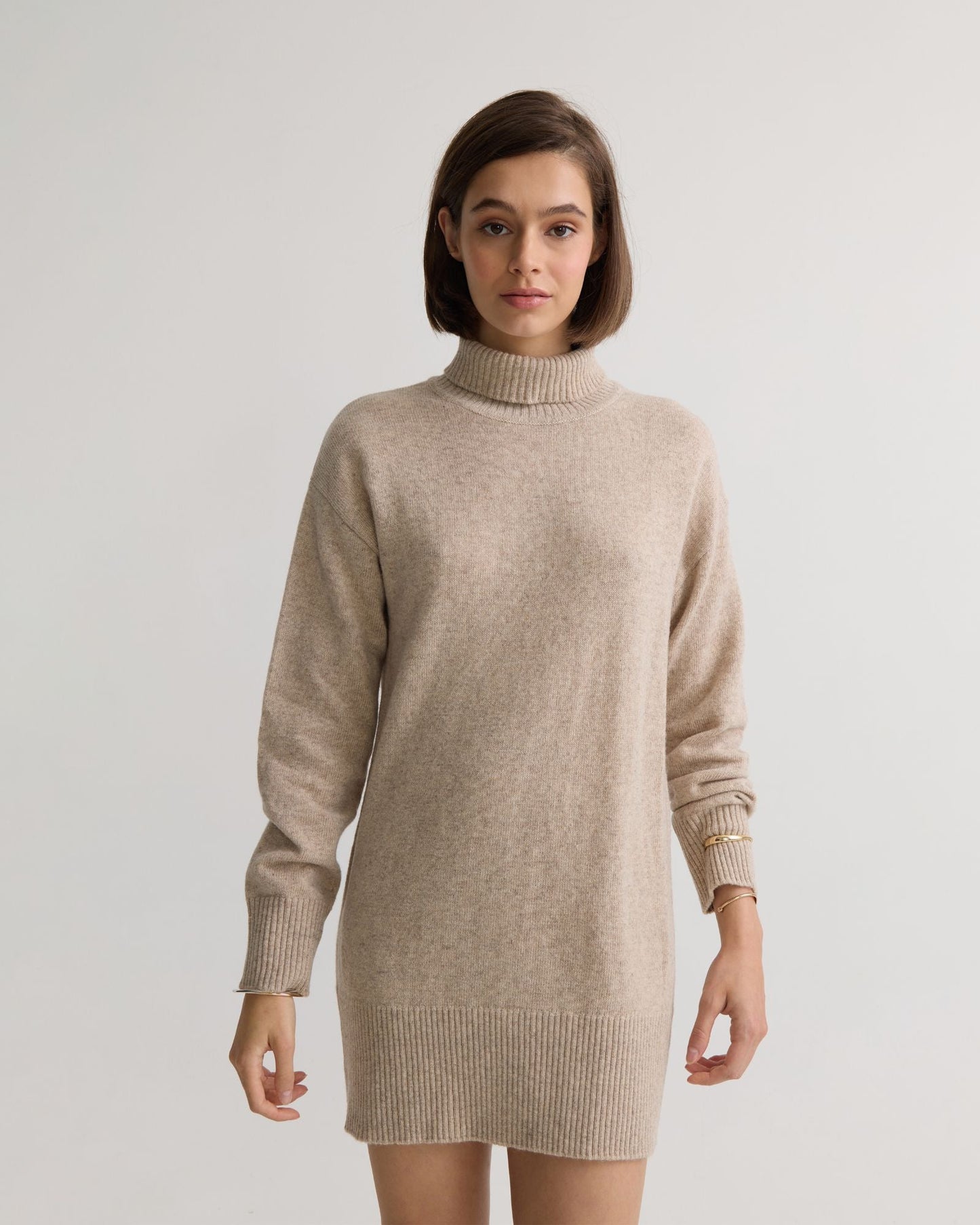 Tilda Knitted Wool Mini Dress