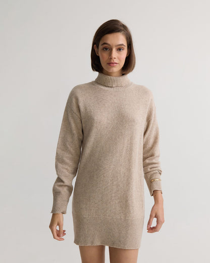Tilda Knitted Wool Mini Dress