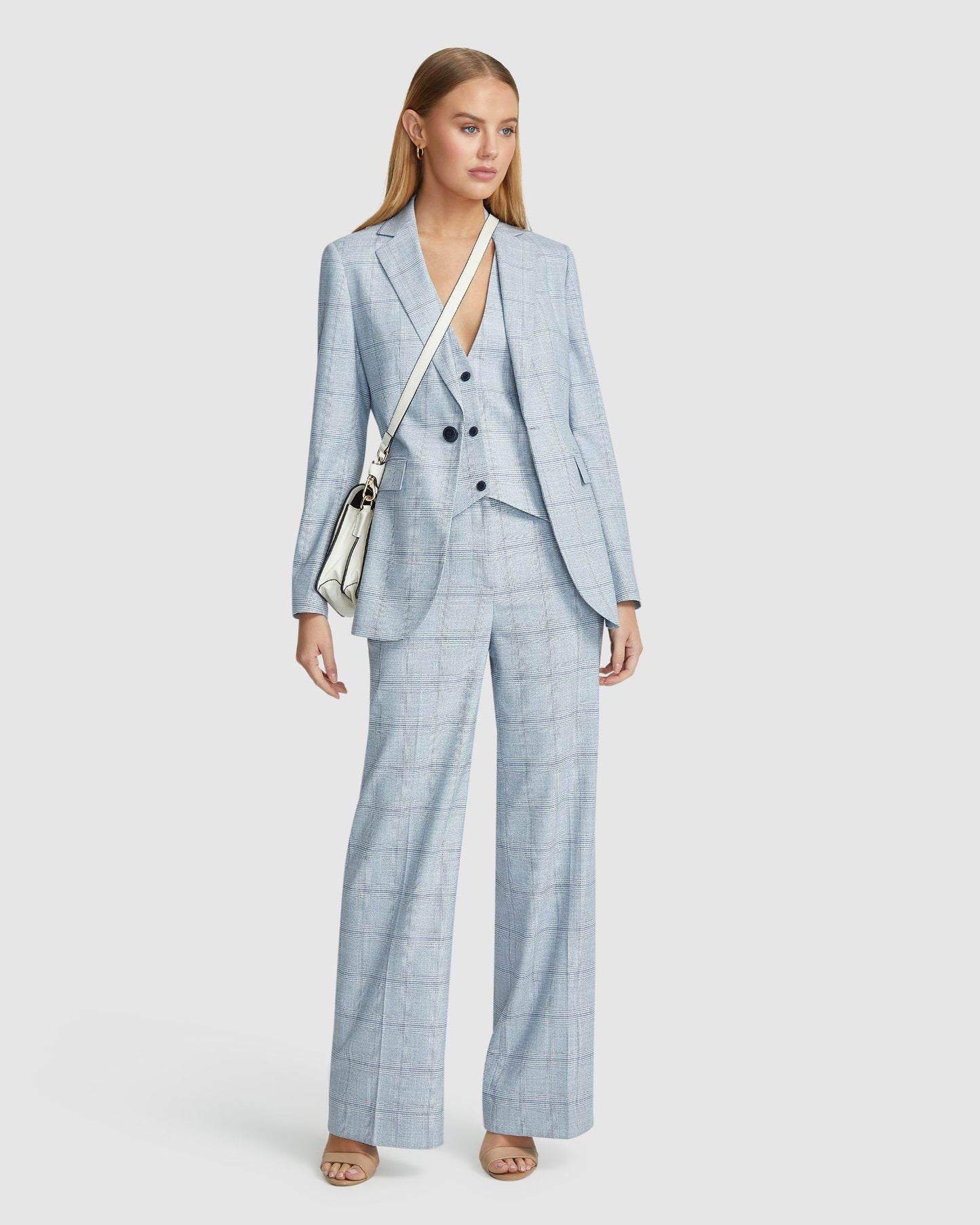 Vienna Eco Checked Suit Waistcoat