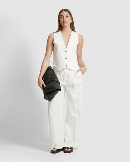 Vienna Linen Waistcoat