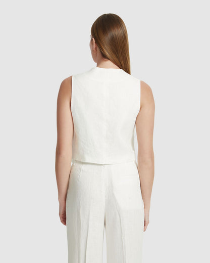 Vienna Linen Waistcoat