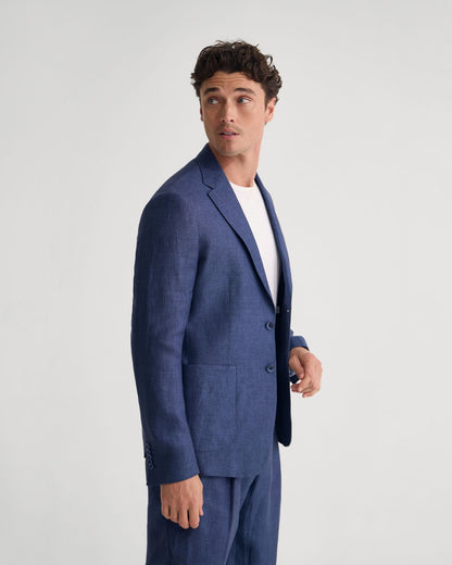 Wrdswrth Linen Patch Pocket Blazer