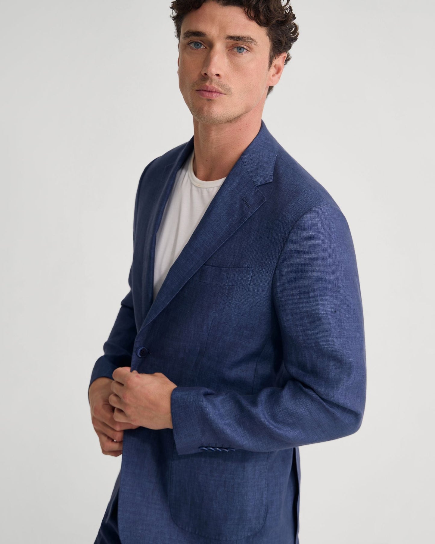 Wrdswrth Linen Patch Pocket Blazer