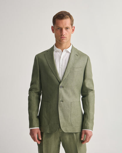Wrdswrth Linen Patch Pocket Blazer