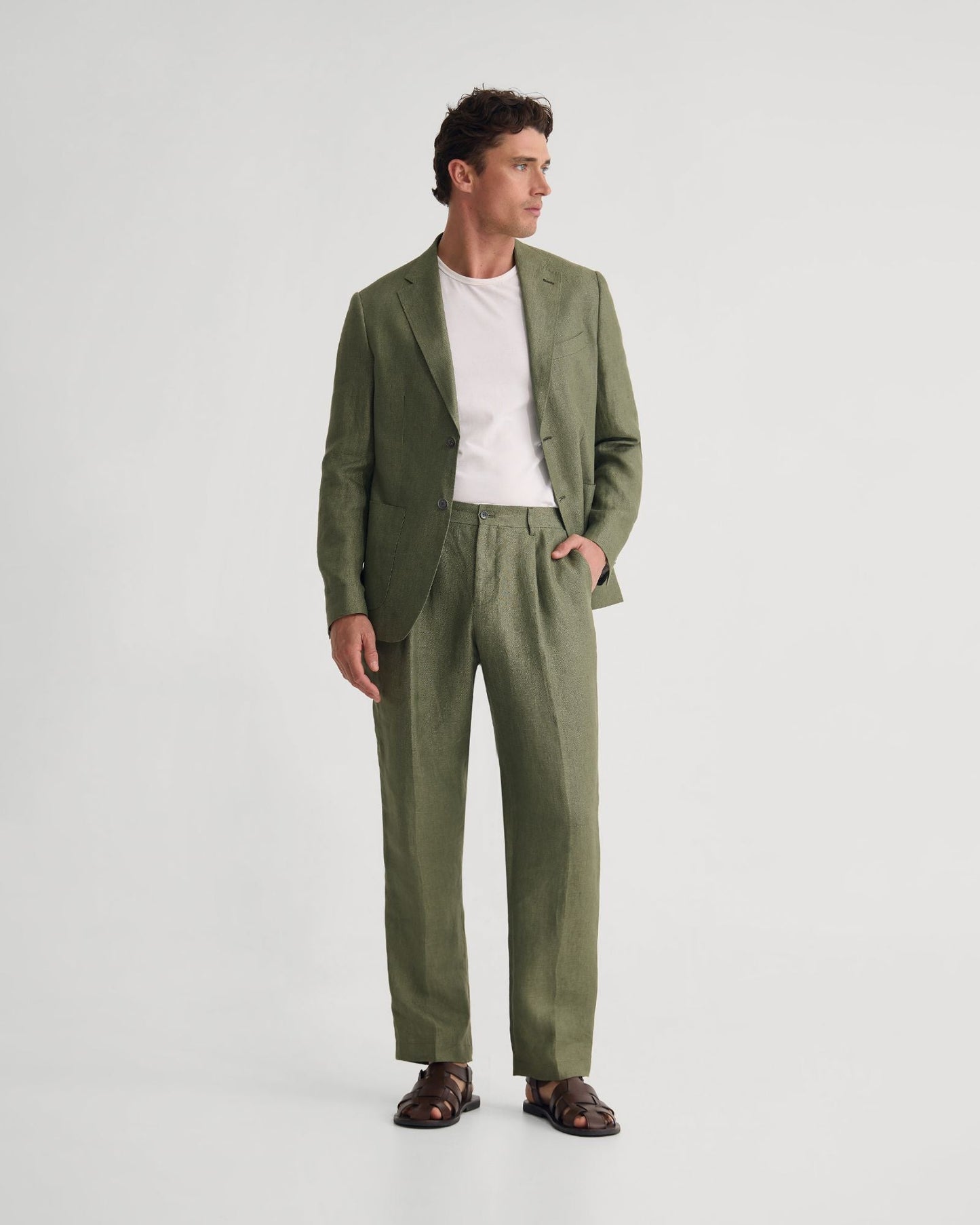 Wrdswrth Linen Patch Pocket Blazer