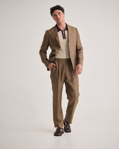 Wrdswrth Linen Patch Pocket Blazer