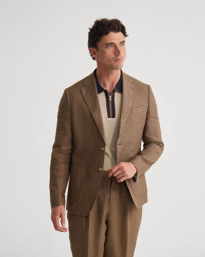 Wrdswrth Linen Patch Pocket Blazer