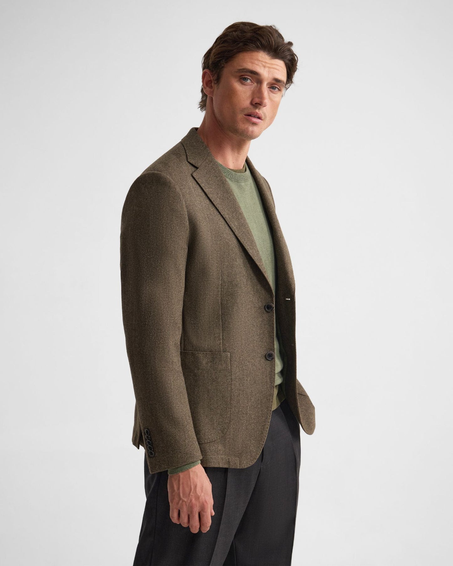 Wordsworth Luxury Herringbone Blazer